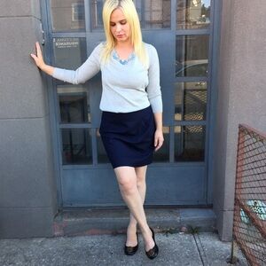 J.Crew wool skirt Sz 8